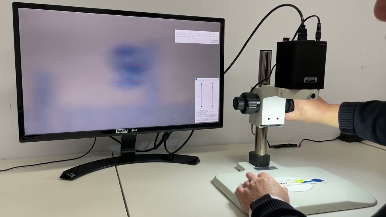 How to Operate Caltex AX-4K  Auto-Focus HD Microscope Operation