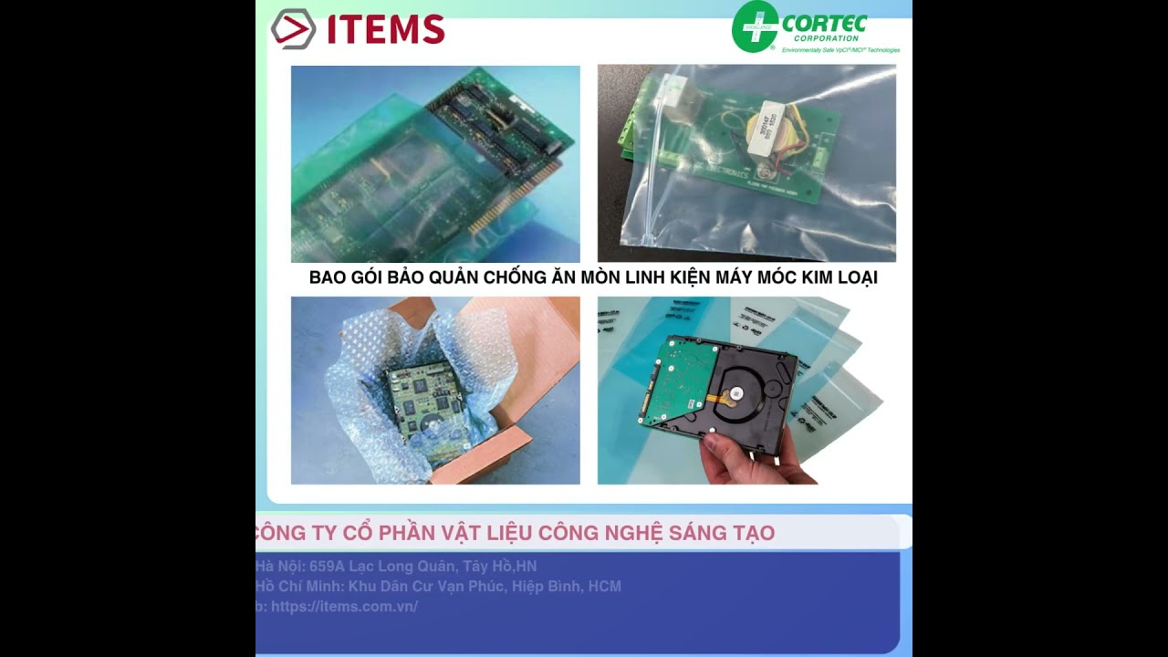 Màng chống ăn mòn & chống tĩnh điện - VpCI 125 Cortec