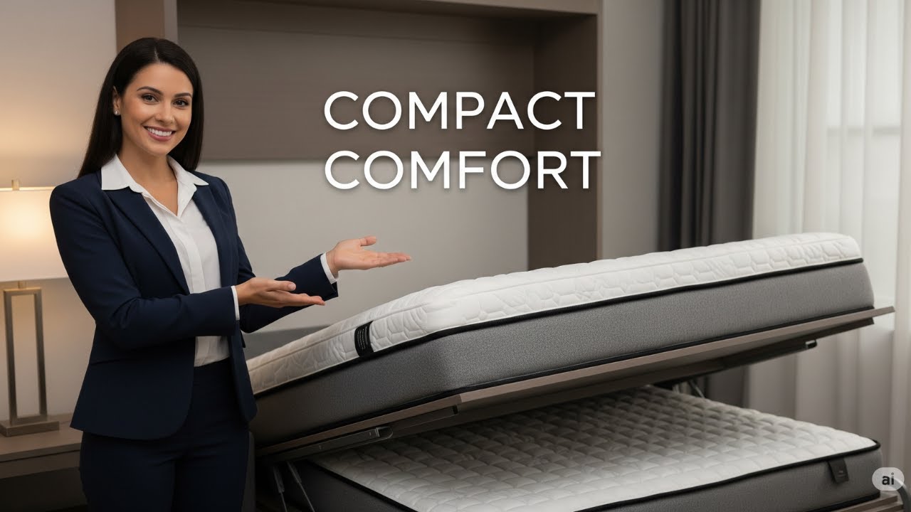 5 Best Mattresses for Murphy Bed 2025! Comfort In Tight Space!