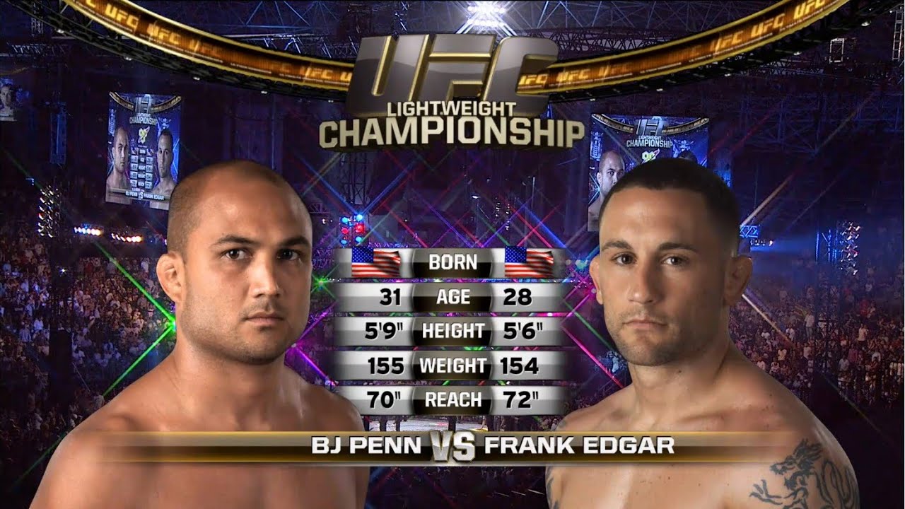 Bj Penn vs Frankie Edgar 1 Full Fight Full HD