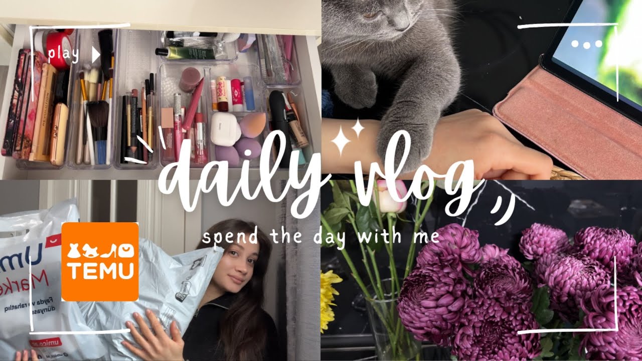 VLOG | 🛍️ Temu alış-verişi, 🧹 təmizlik və 🏡 gündəlik həyat.