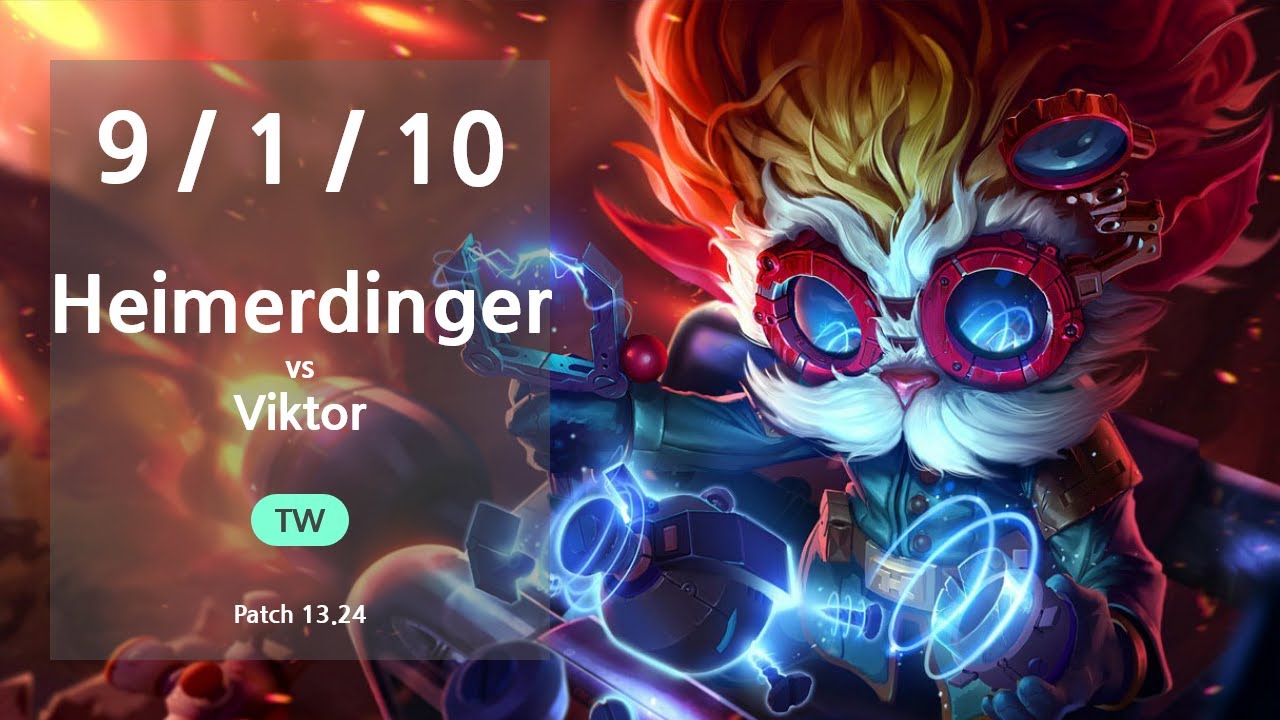 Heimerdinger Mid vs Viktor - TW Diamond II Patch 13.24