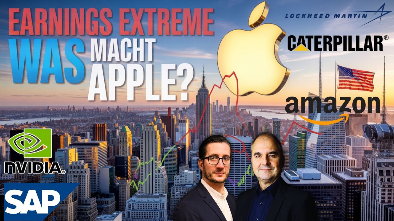Earnings EXTREME - Auf- und Abstieg liegen nah beieinander - Amazon, Nvidia, Apple, Cat , Lockheed