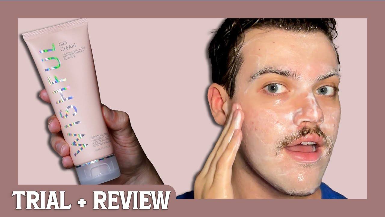 wishful get clean 2% PHA & sea moss gentle foaming cleanser | trial + review