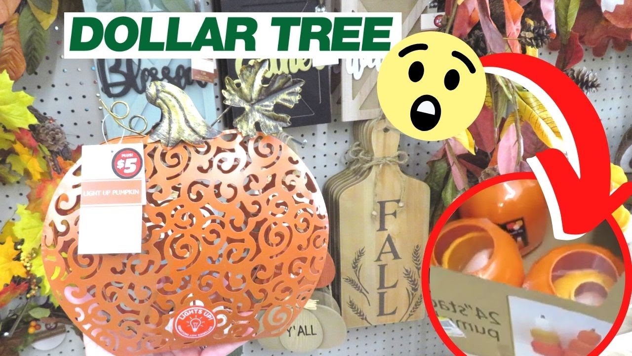 SHOCKING DOLLAR TREE FALL & HALLOWEEN DECOR SHOP WITH ME AND HAUL! UNBELIEVABLE NEW FINDS!
