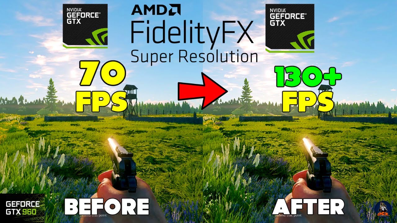 AMD FidelityFX Super Resolution on Nvidia Geforce GTX 960!😱 | Benchmark Test + Comparison