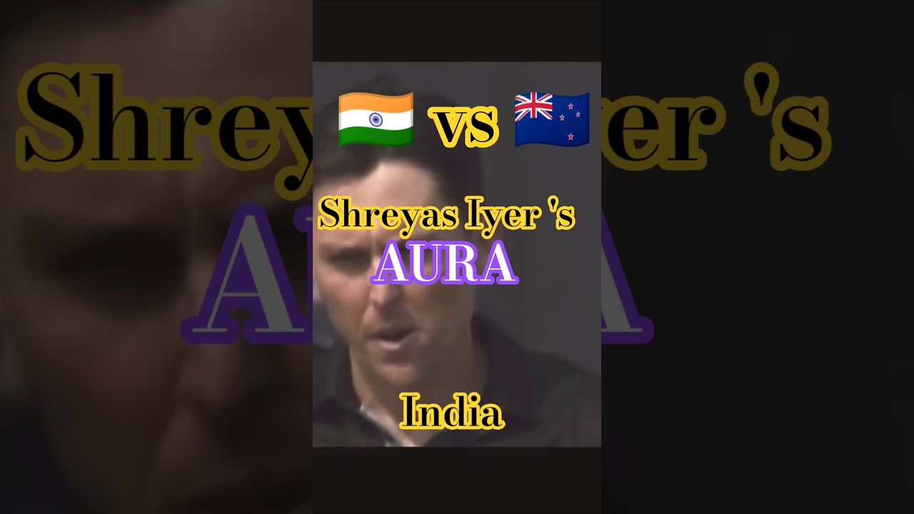 Shreyas Iyer's Aura | India vs New Zealand T20 series | Cricket  Highlights shorts 