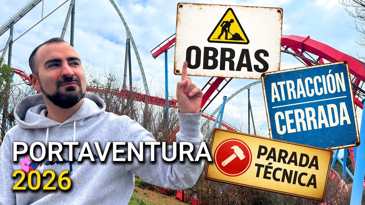 Inicio ATROPELLADO de la temporada 2026 en PortAventura | Vlog Febrero 2026