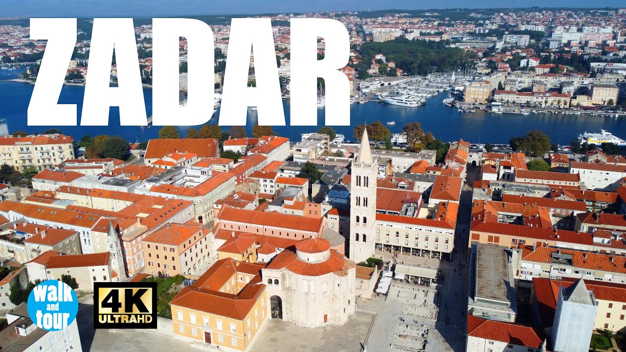 Zadar, Croatia - Beautiful Sunny Walk in October 2022 in 4K UHD (60 fps)