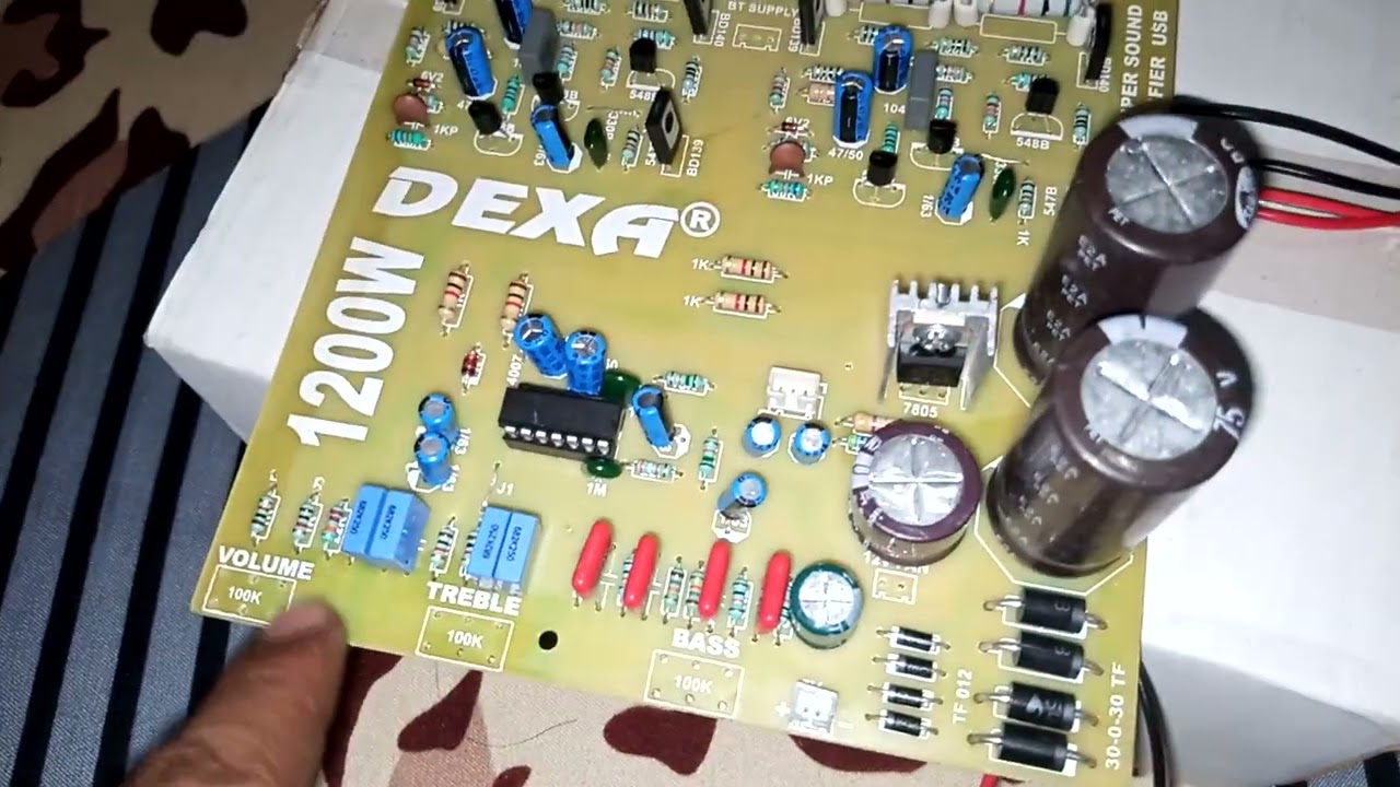 100+100Watt Dexa Amplifier Board 200Watt stereo audio Board .😲complete amplifier Rs4500/-only