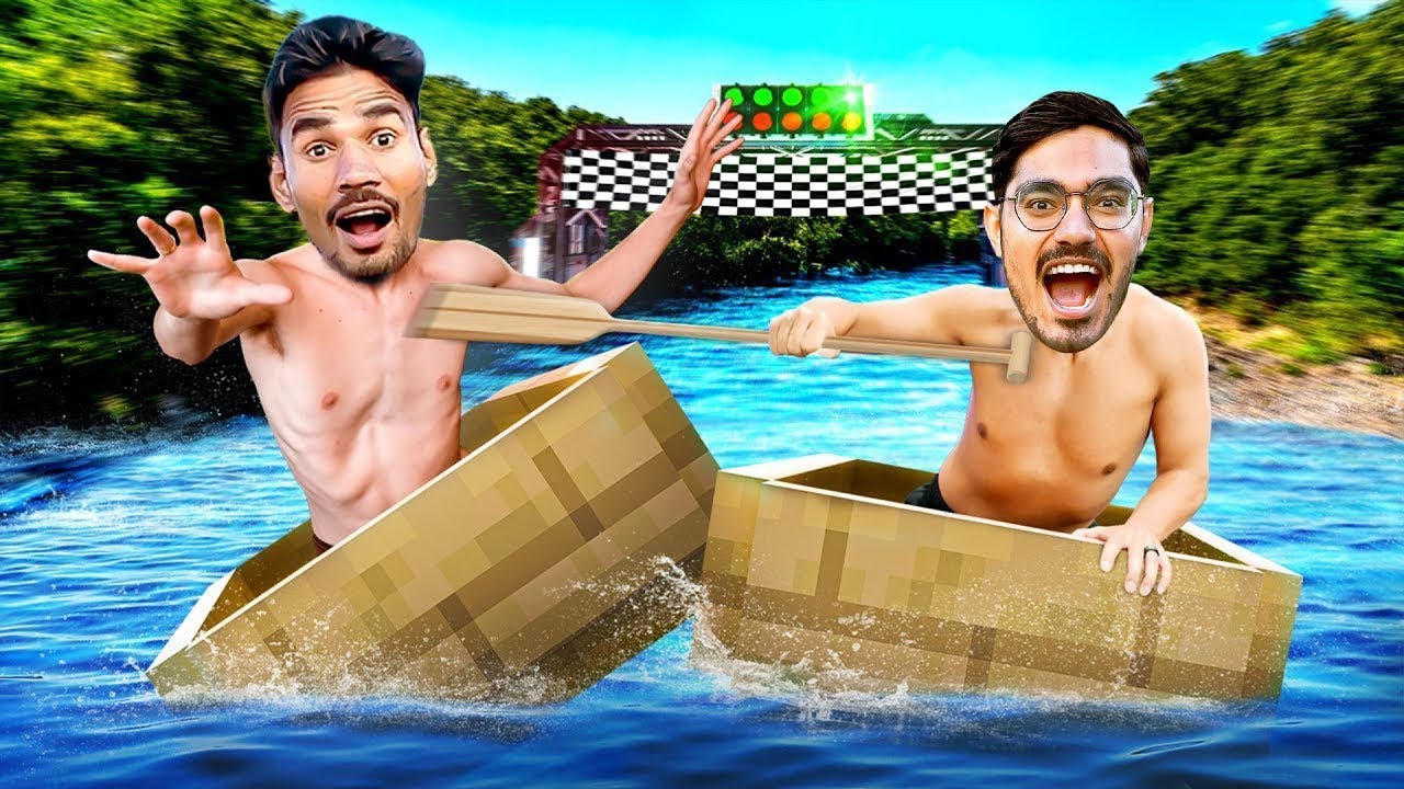 HOME MADE BOAT RACE CHALLENGE🔥   तीनों में से कौनसी नाव जीतेगी