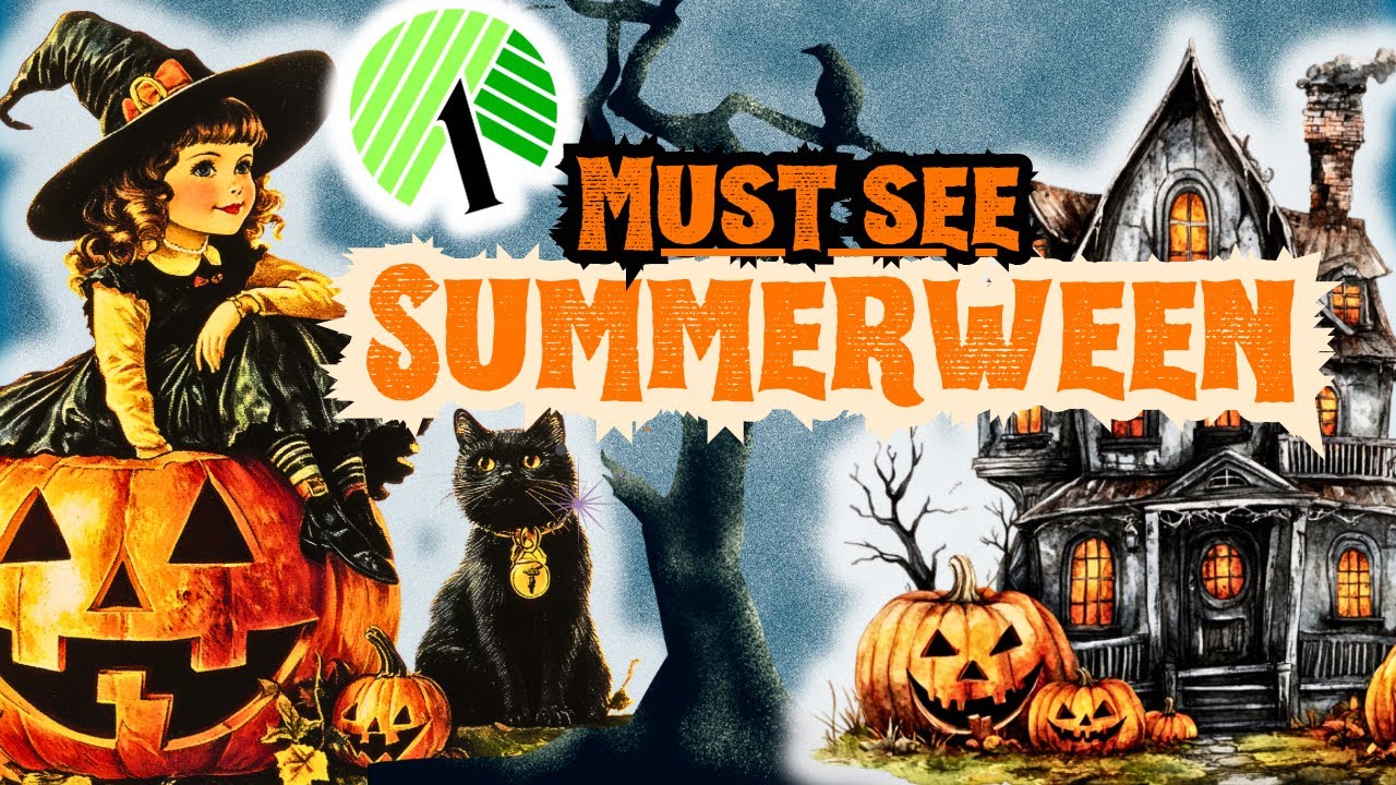 👉🏼 Dollar tree SUMMERWEEN crafts & diy decor 🎃