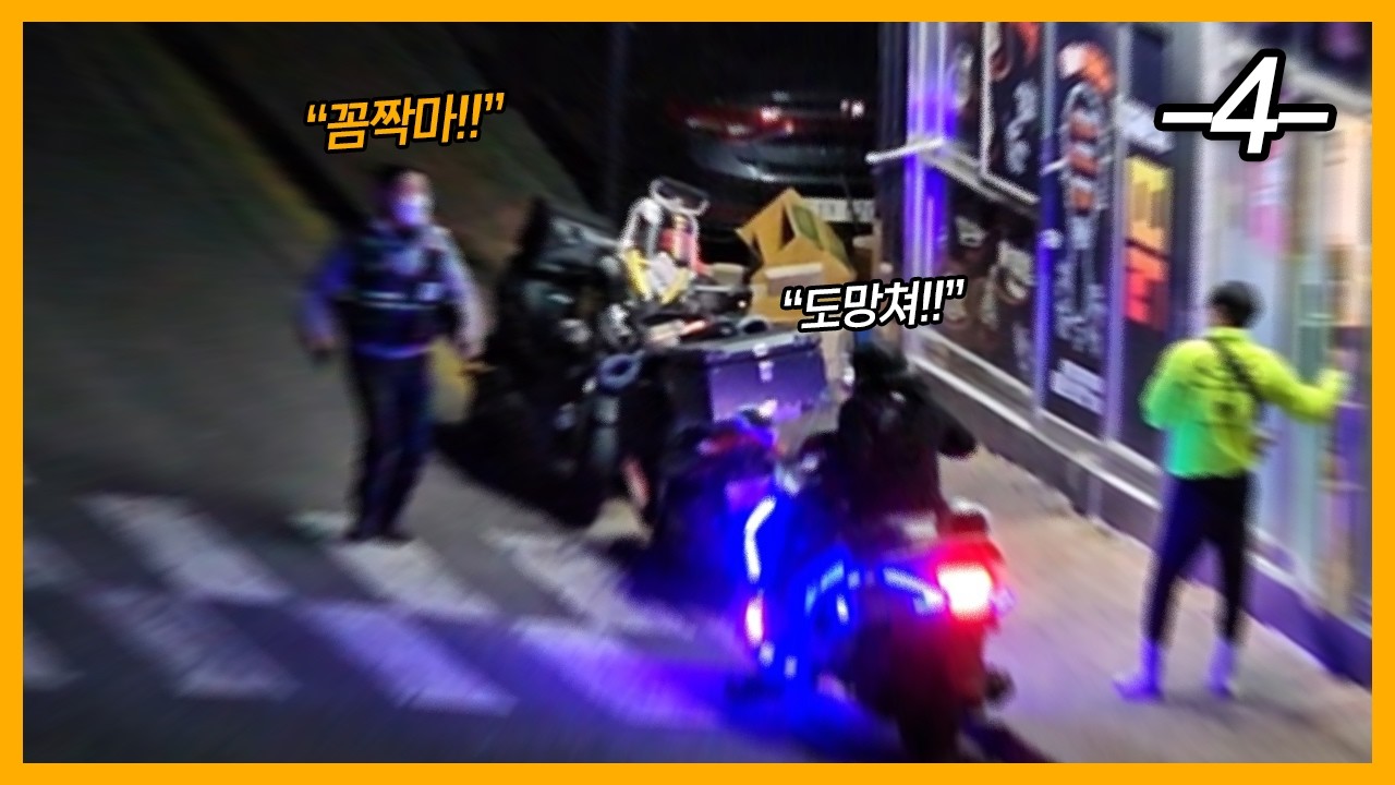 경찰 앞에서 도주하려다 재판까지 받은 딸배 (feat. 장애인주차)
