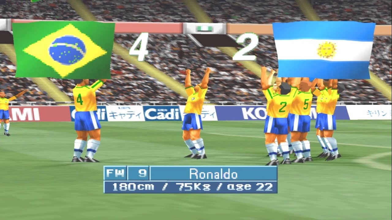Winning Eleven 3 Final Version (English) - ⚽️🔥 Brazil vs Argentina 🔥⚽️