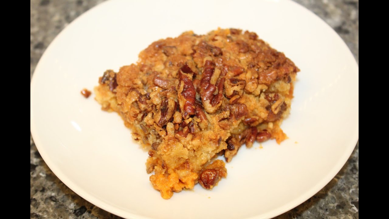 Making Southern Living Pumpkin Crisp - Recipe