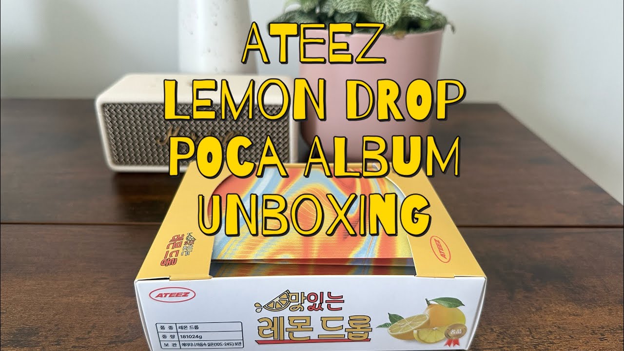[ATEEZ] POCA ALBUM UNBOXING - LEMON DROP, golden hour part.3