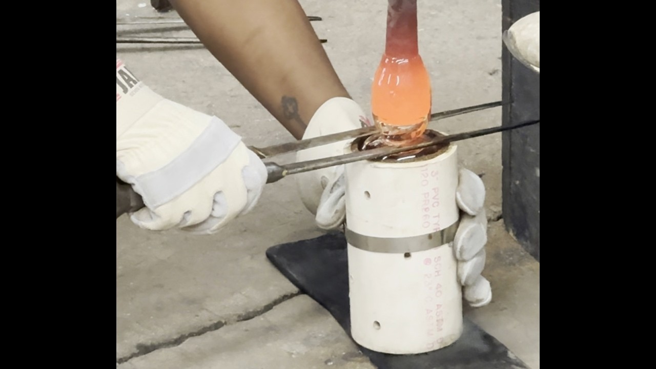 Part I: Glass Blowing with PVC and Wood Molds