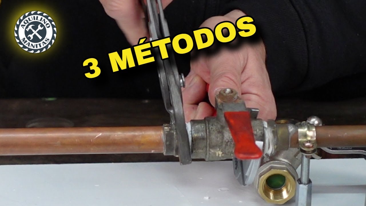 Como CAMBIAR de LLAVE de PASO en tubería de Cobre y Multicapa