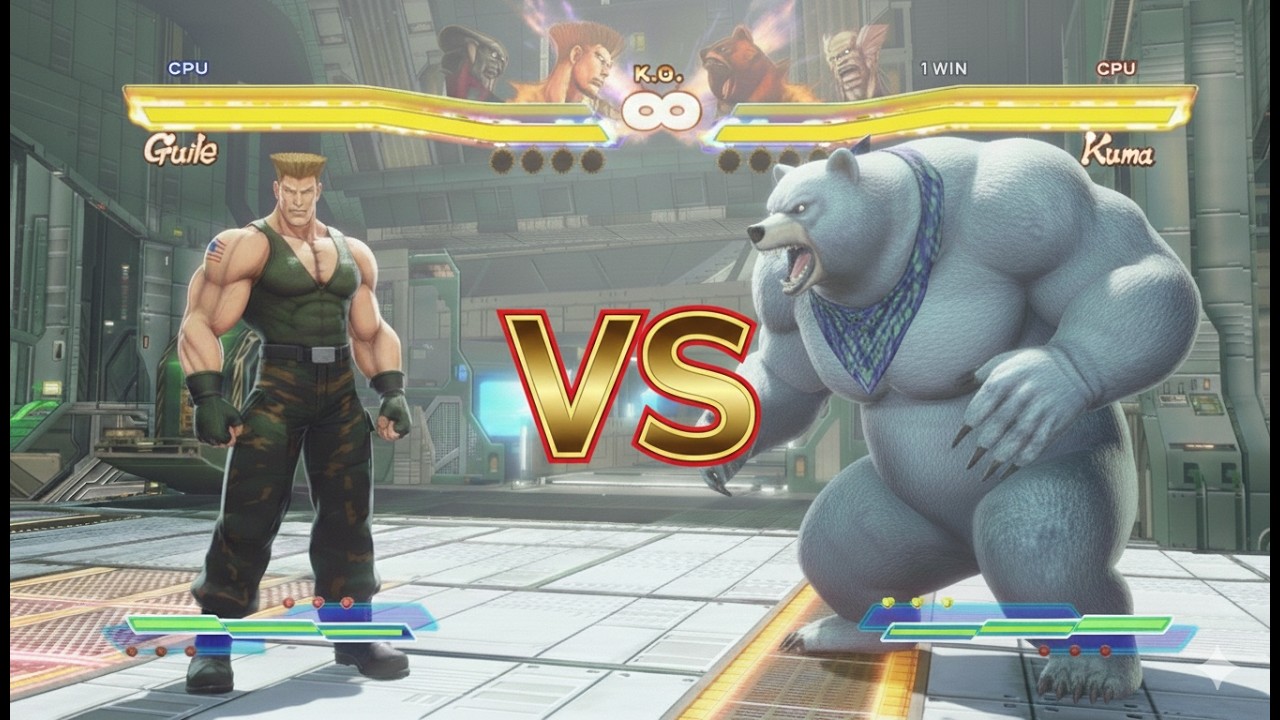 Street Fighter X Tekken | YOSHIMITSU & GUILE VS  KUMA & HEIHACHI  (Hardest) @tolskotatv2783