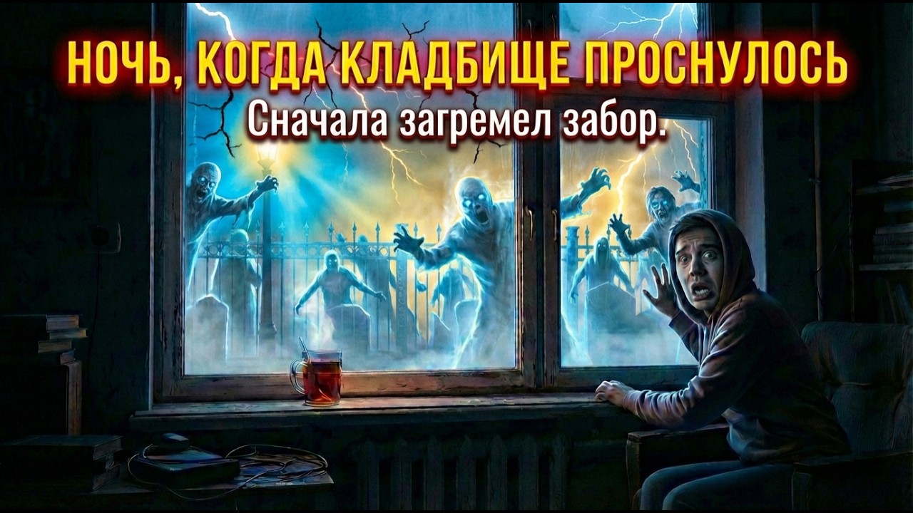 Ночь, когда кладбище проснулось. Страшная история.