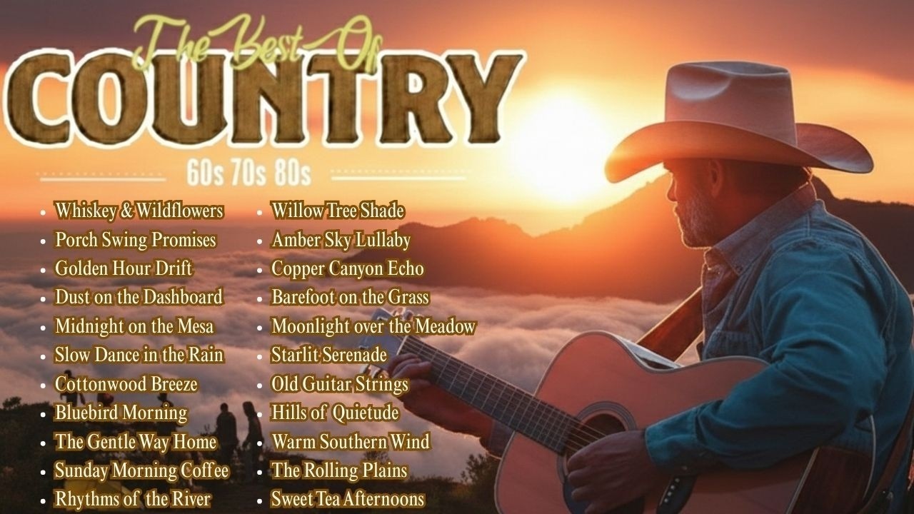 Relaxing Country Music Sounds of Wide Open Spaces Smooth & Chill Vol 34