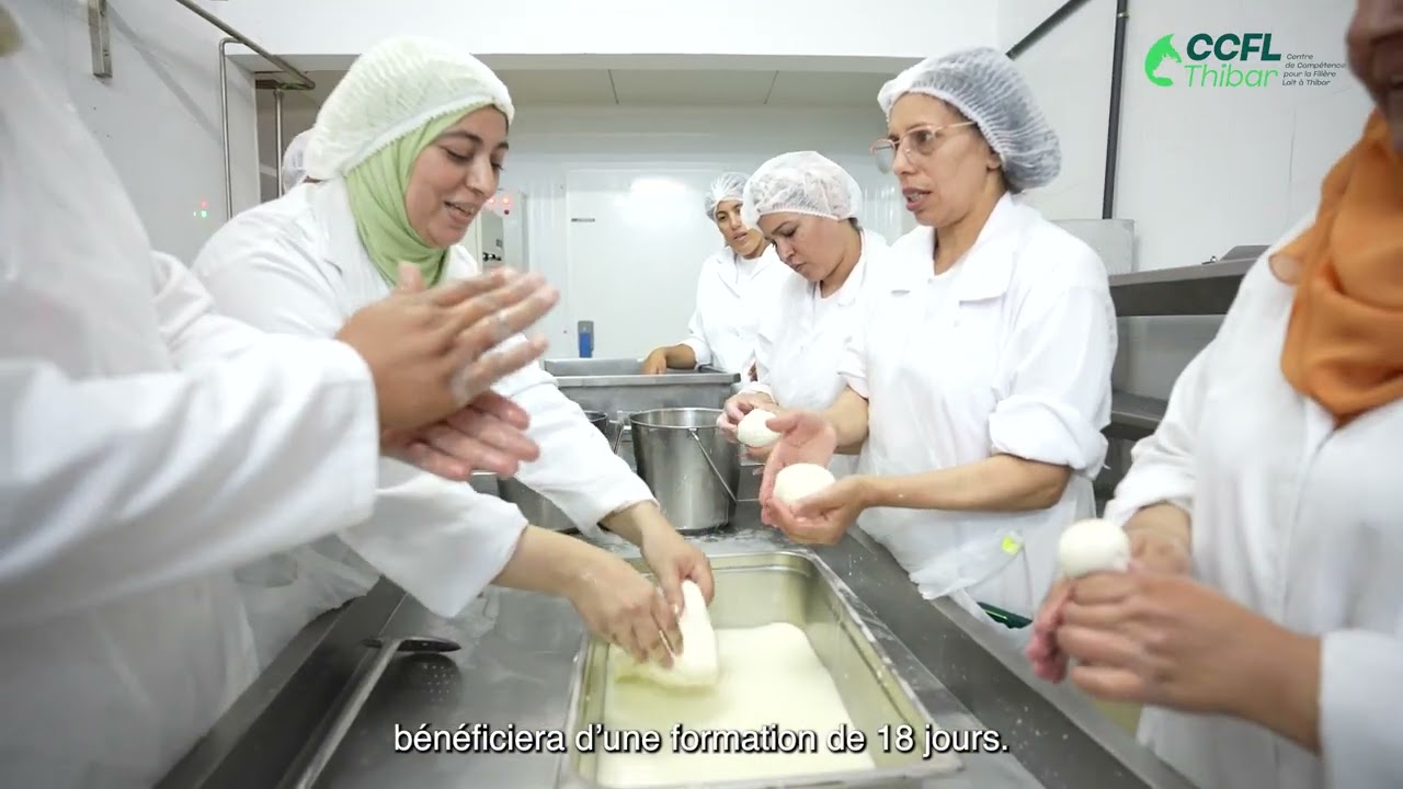 Cursus Fromager niveau 1_Centre de Compétences pour la Filière Lait à Thibar (Béja) - Tunisie