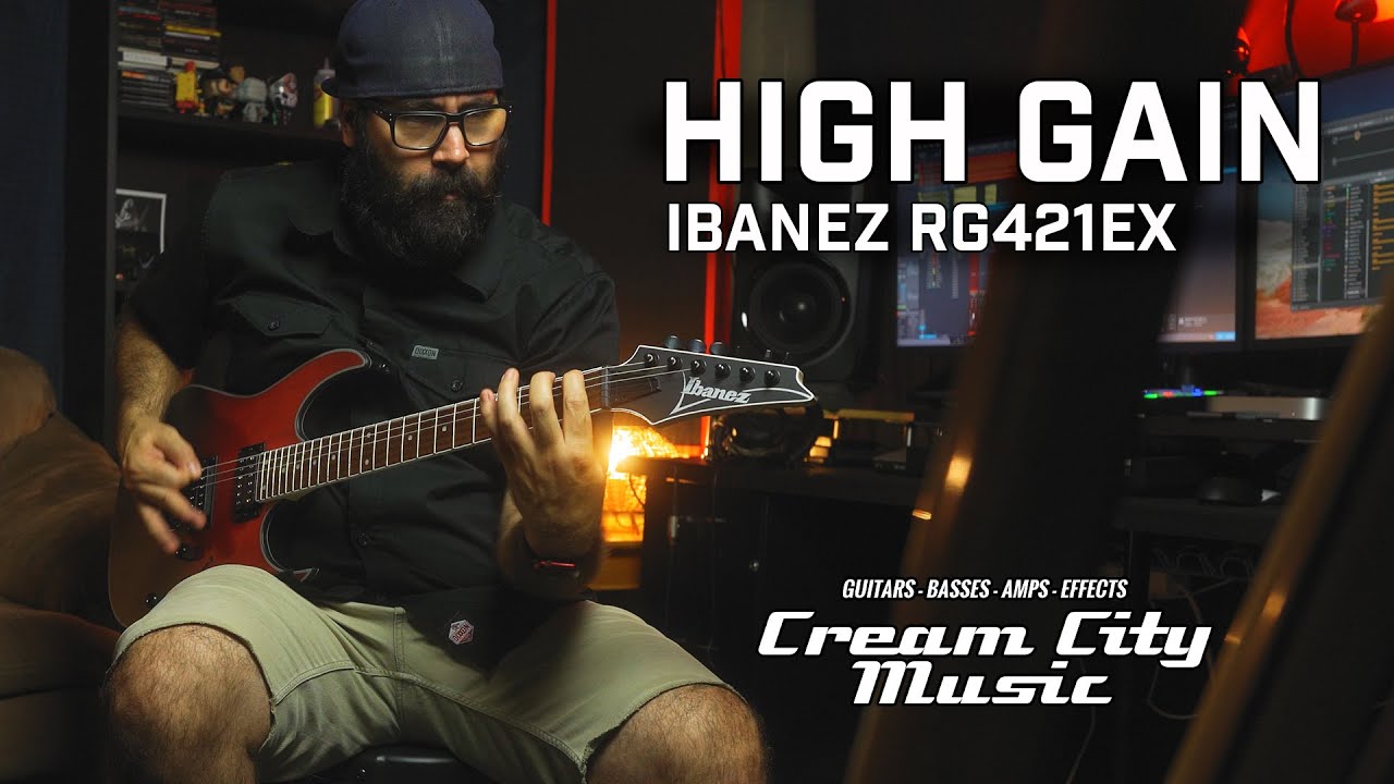HIGH GAIN: Ibanez RG421EX Electric Guitar Demo