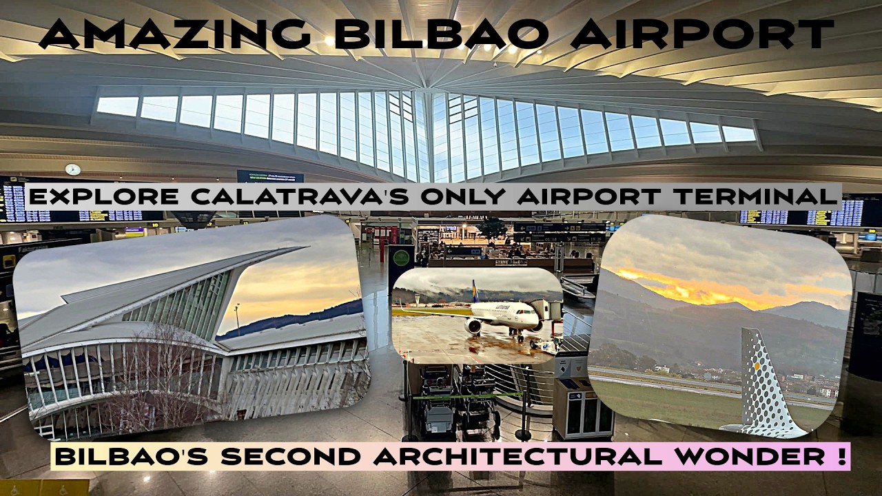 Amazing Bilbao Airport tour and review!