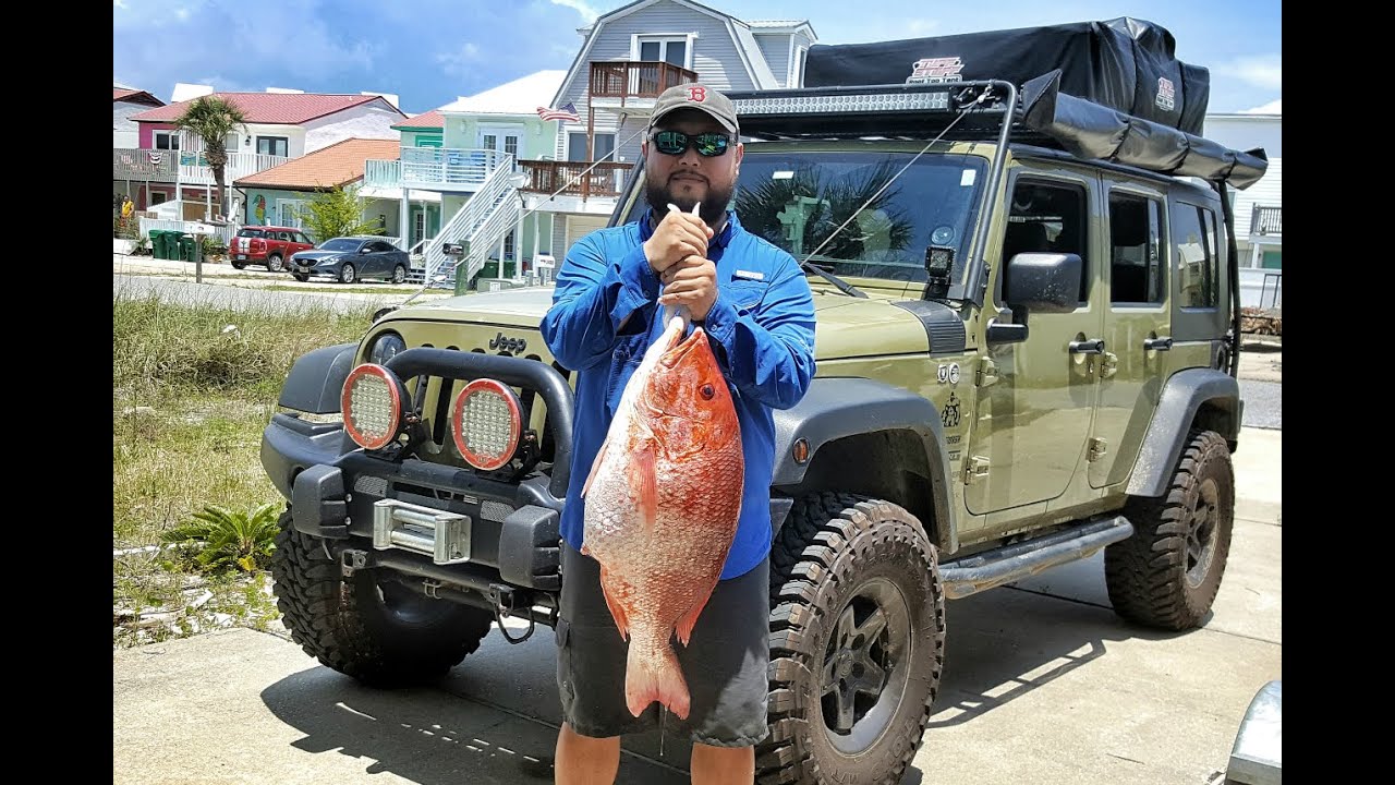 Overland Life - Monster Red Snapper from a Kayak