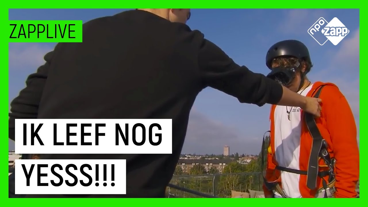 GAAT PASCAL BUNGEEJUMPEN? | De Nachtmerrie | NPO Zapp