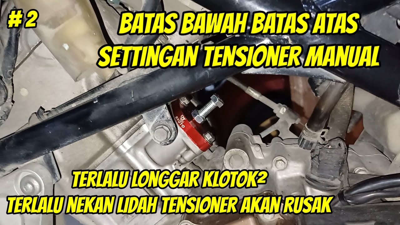 Setting Baut Penekan Tensioner Manual #cbr150r #tensioner #tensionermanual