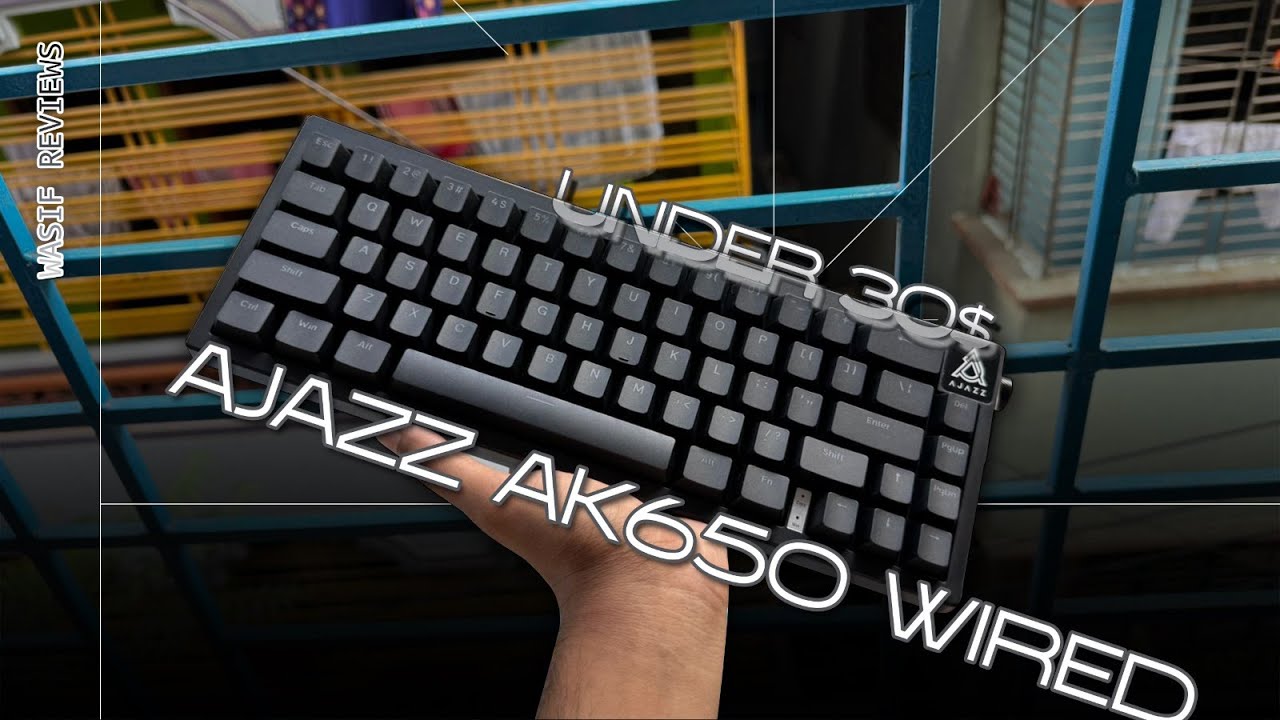Ajazz AK650 Wired Review – Best Budget 65% Mechanical Keyboard? Sound Test, Unboxing & Teardown