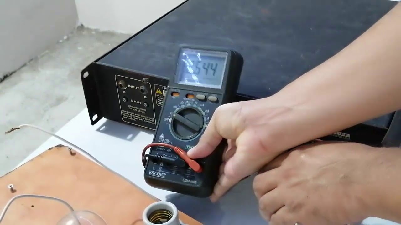 Amplificador prueba foco serie