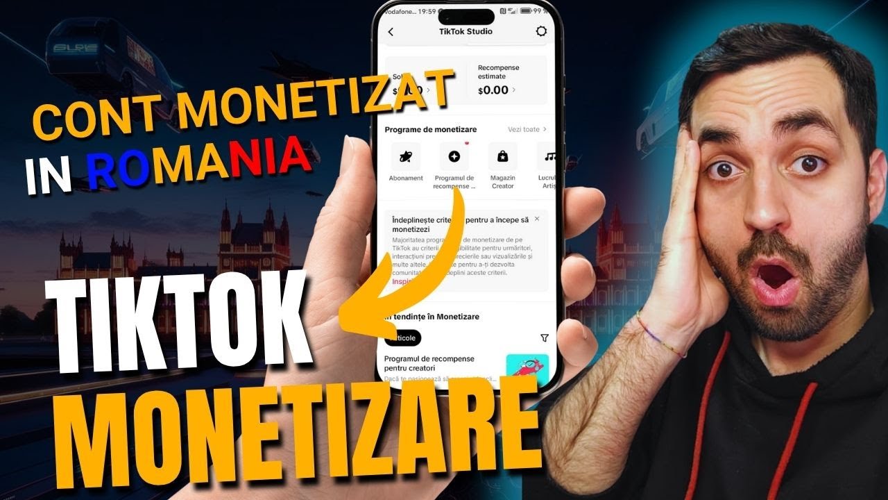 Cum iti faci un cont monetizat in Romania si sa intri in TikTok Rewards Program