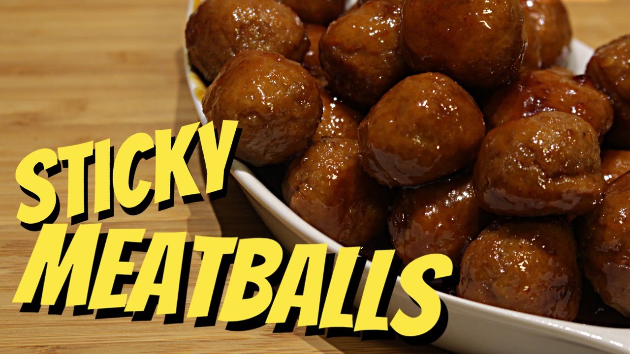 Sticky Meatballs recipe