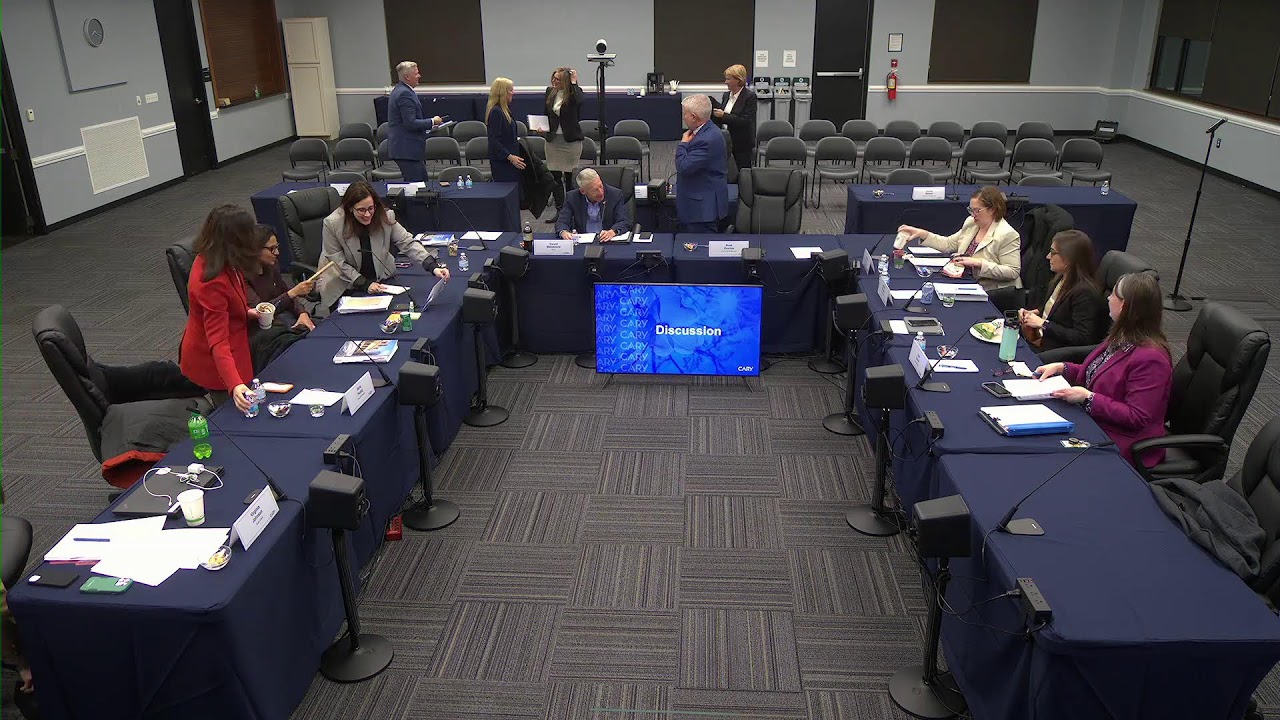 Cary Council Work Session – January 20, 2026