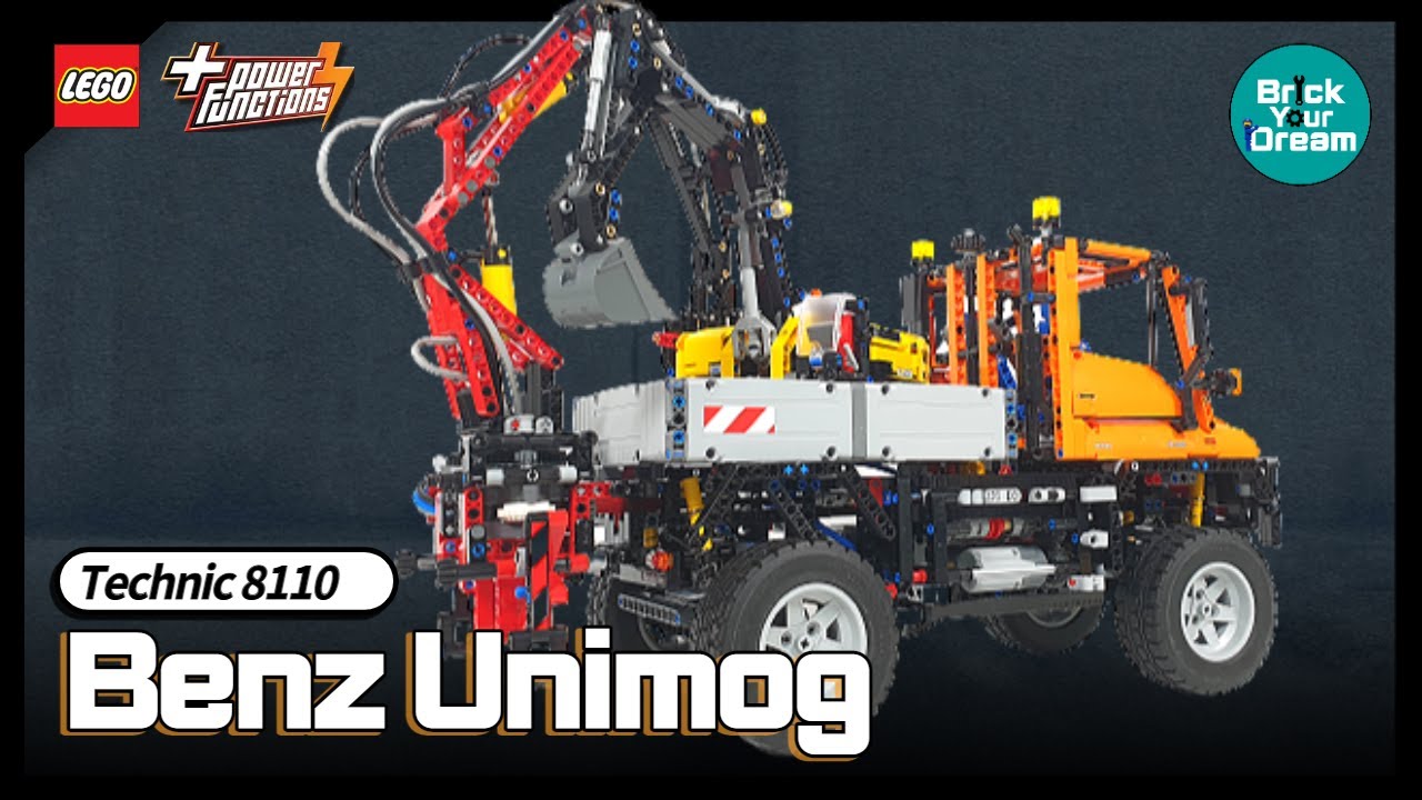 레고 테크닉 벤츠 유니목 | LEGO 8110 Mercedes-Benz Unimog U400