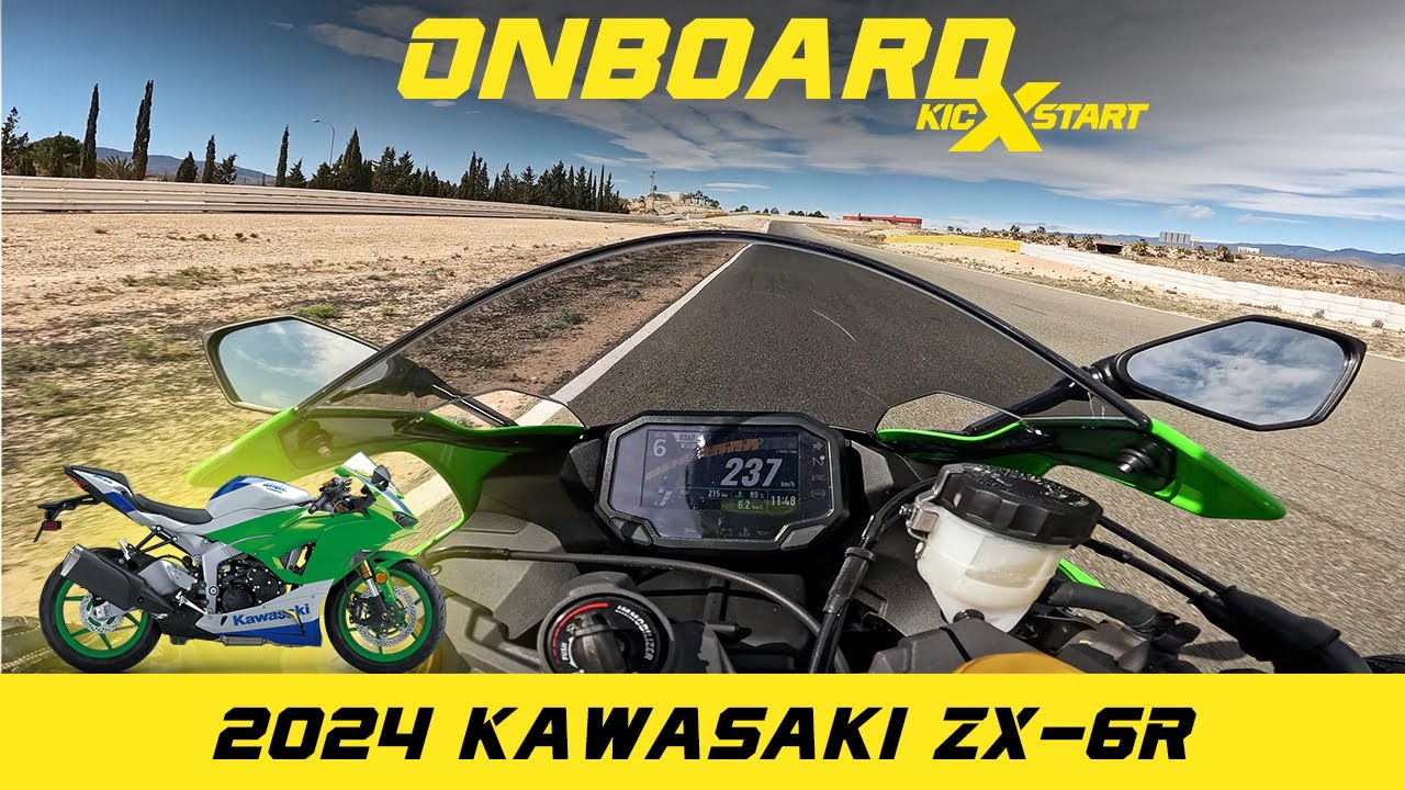 Onboard 2024 Kawasaki ZX-6R | Almeria, Spain