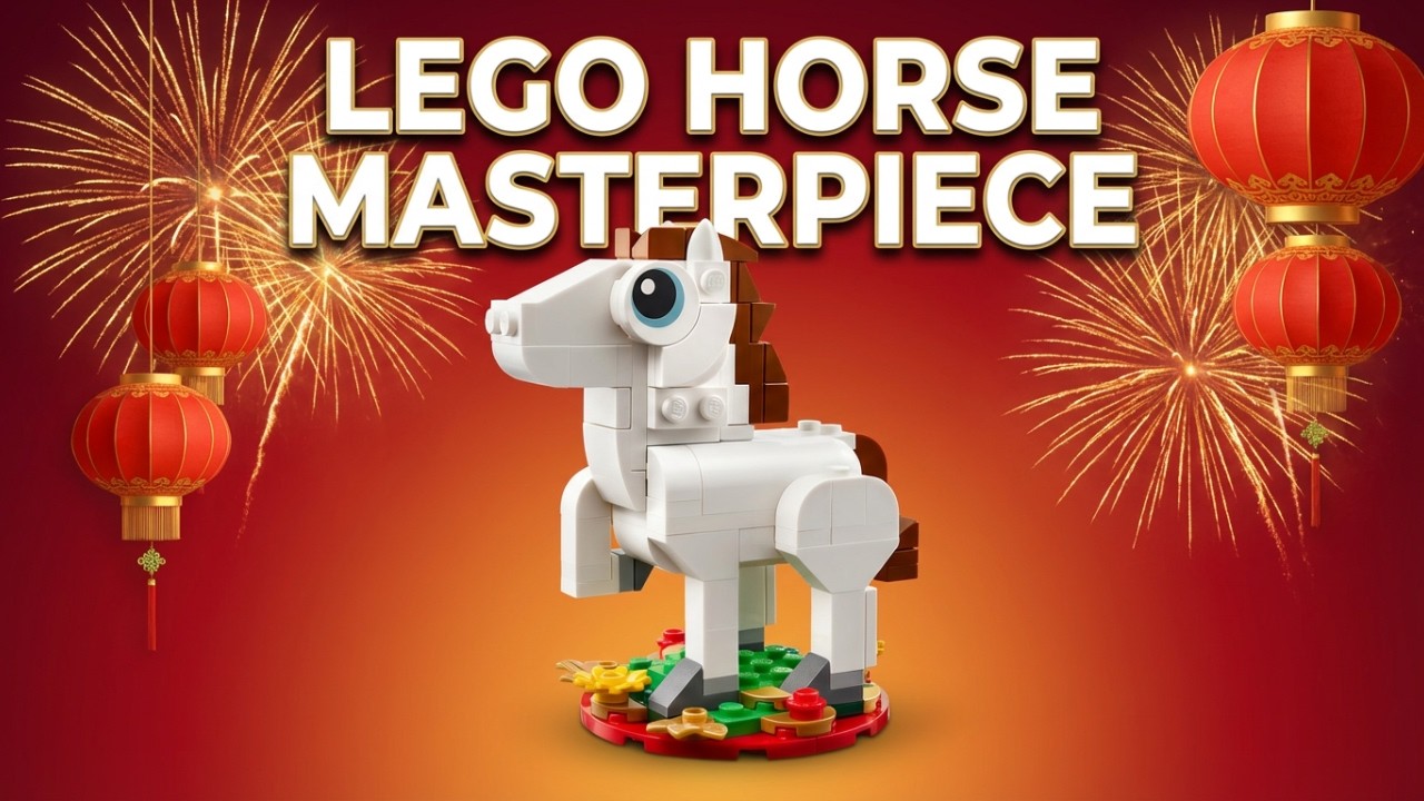 Step into Wonder: LEGO Celebrates the Year of the Horse with a Stunning Build! 🐎✨