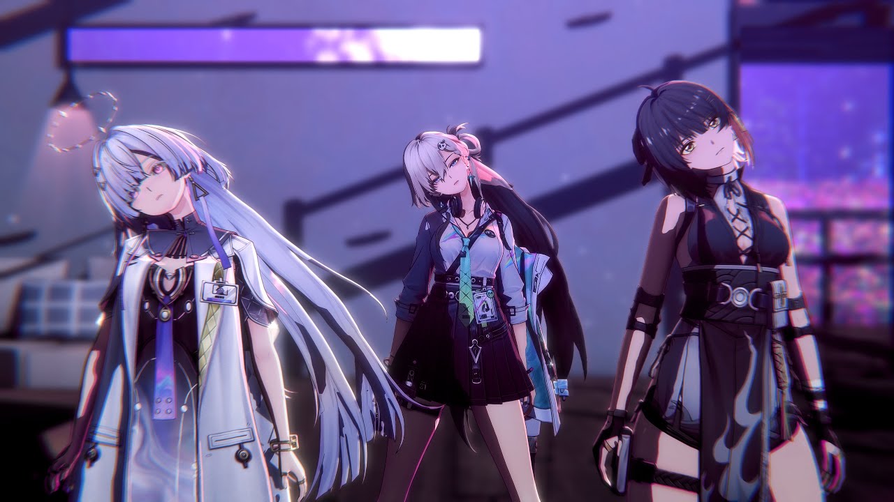 【鳴潮　MMD】　ライアーダンス　漂泊者　リンネー　モーニエ