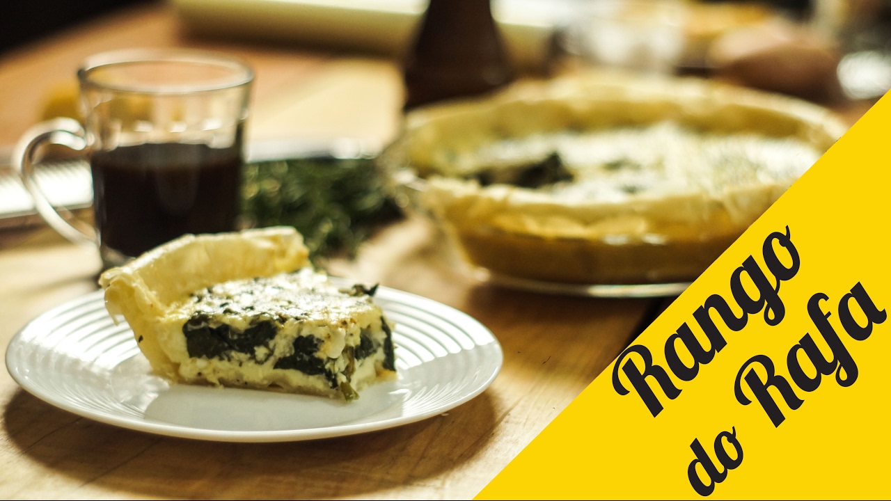 Quiche de Espinafre e Cottage -SOS MARINEX- Rango do Rafa