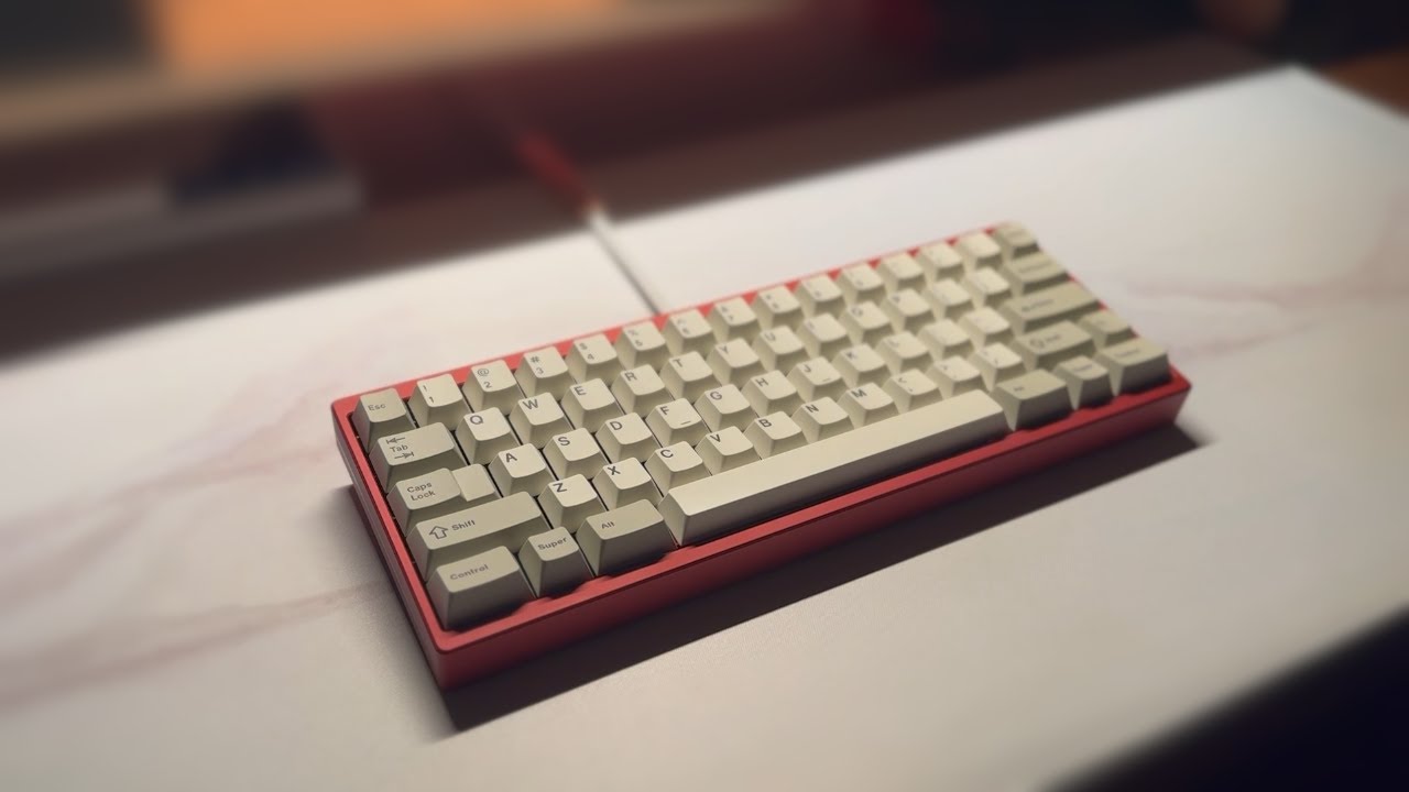 Keycult 1/60 - Cherry MX2A Browns on Aluminum Plate Typing Sounds