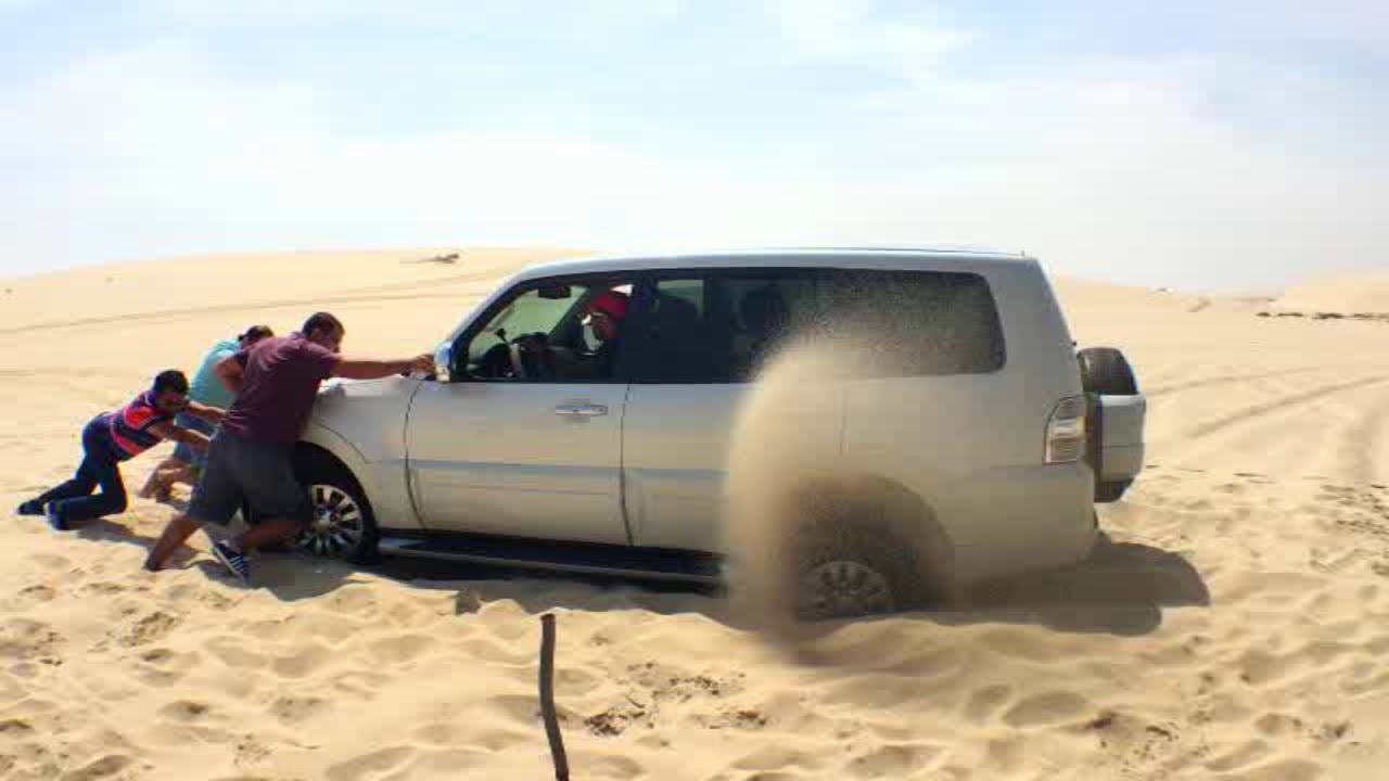 STUCK IN THE WHITE SAND!!!