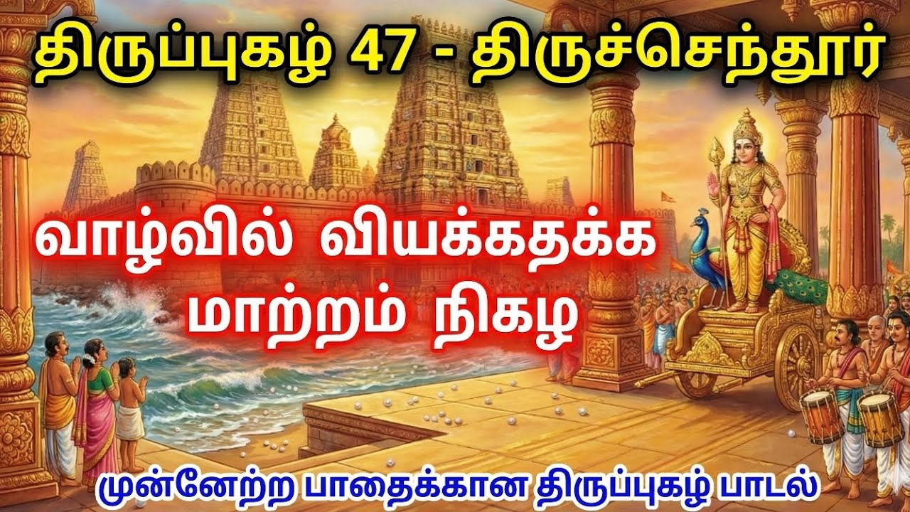 செல்வம் வீடு தேடி வர: திருச்செந்தூர் திருப்புகழ் 47 | Unexpected Wealth & Success
