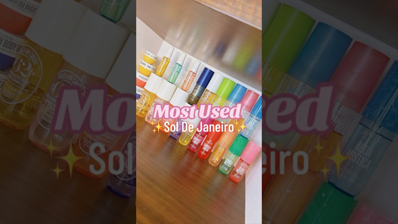💛 my most-used sol de janeiro mists #soldejaneiro #bodymist #perfume #summerscent #fragrance