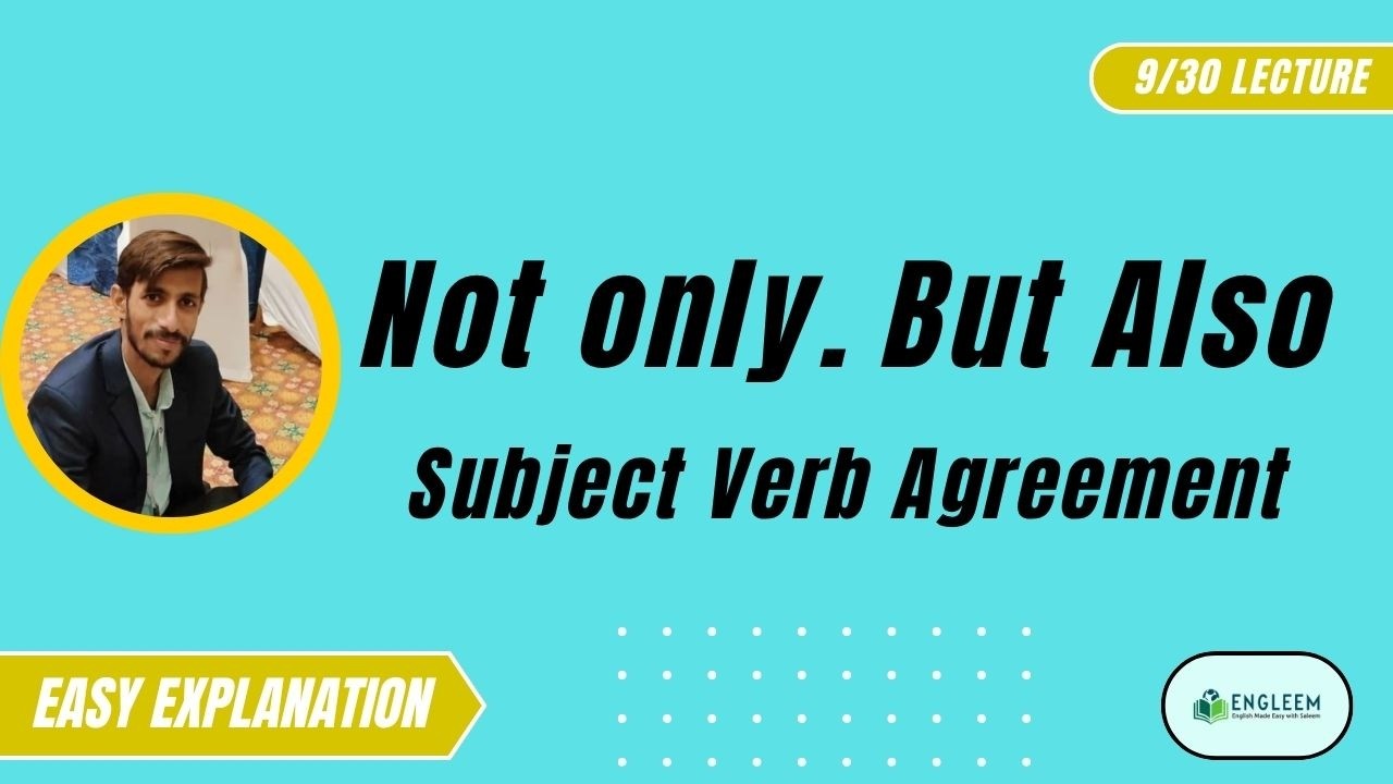 Not Only But Also Singular/Plural? l9/30 |Confusing Subject Trick Examsl #IBA #SPSC #FPSC #CSS #SVA