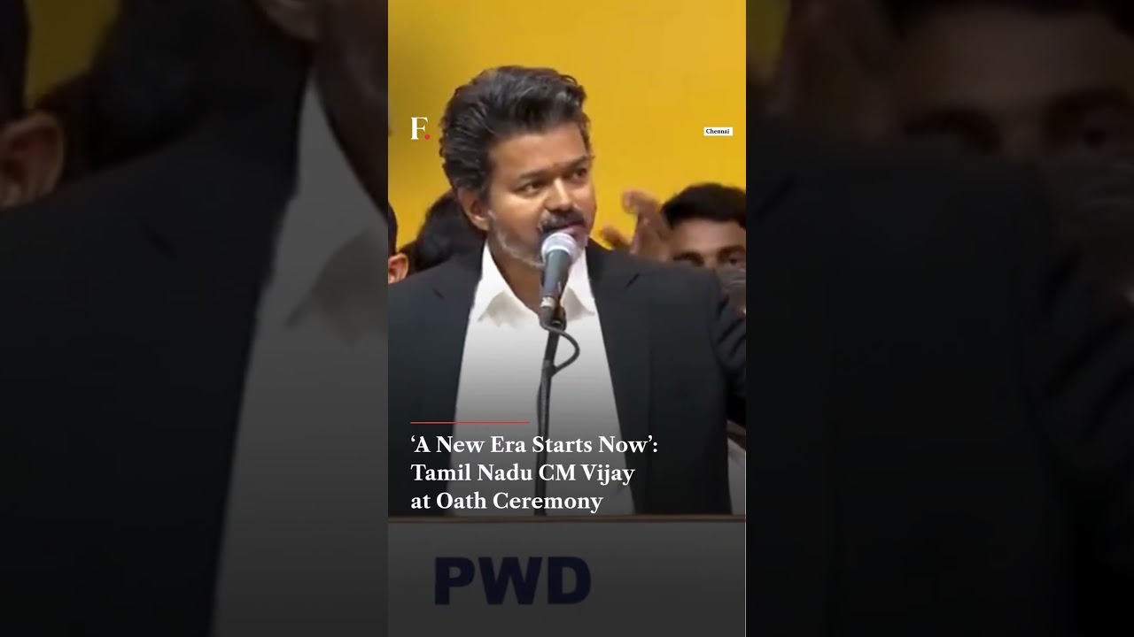 &lsquo;A New Era Starts Now&rsquo;: Tamil Nadu CM Vijay at Oath Ceremony | Firstpost News | N18G