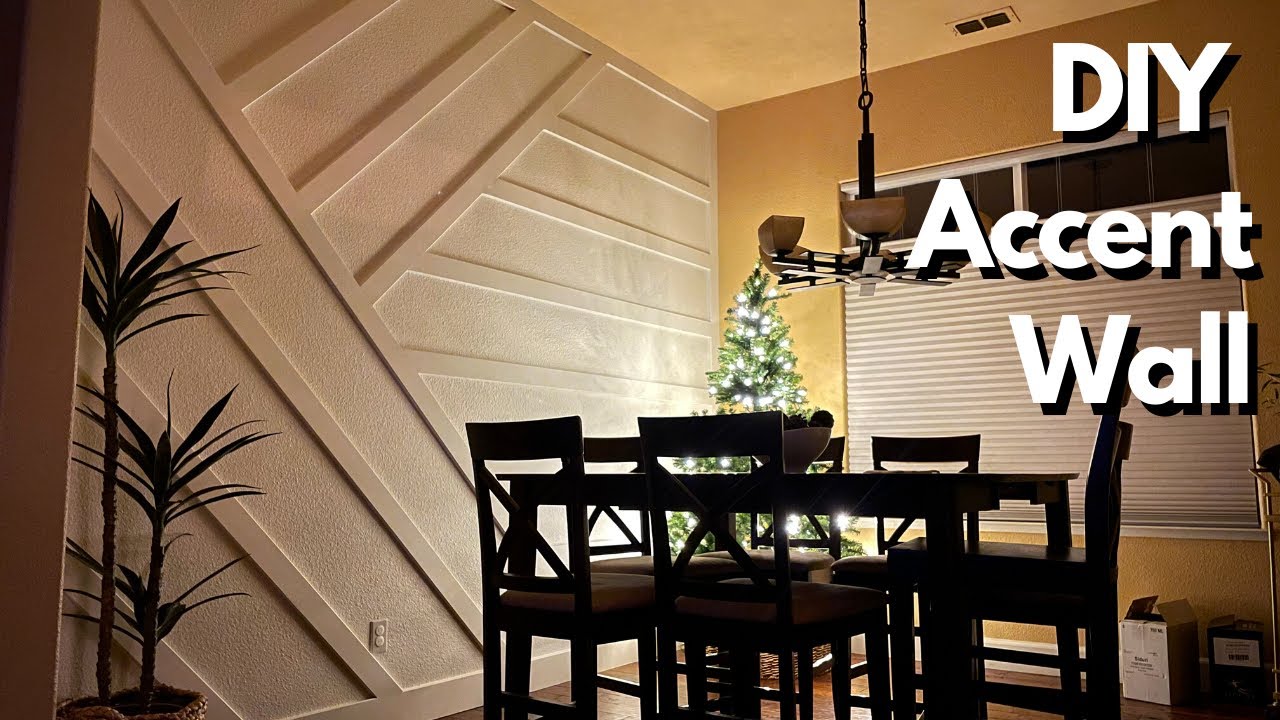 DIY Geometric Accent Wall