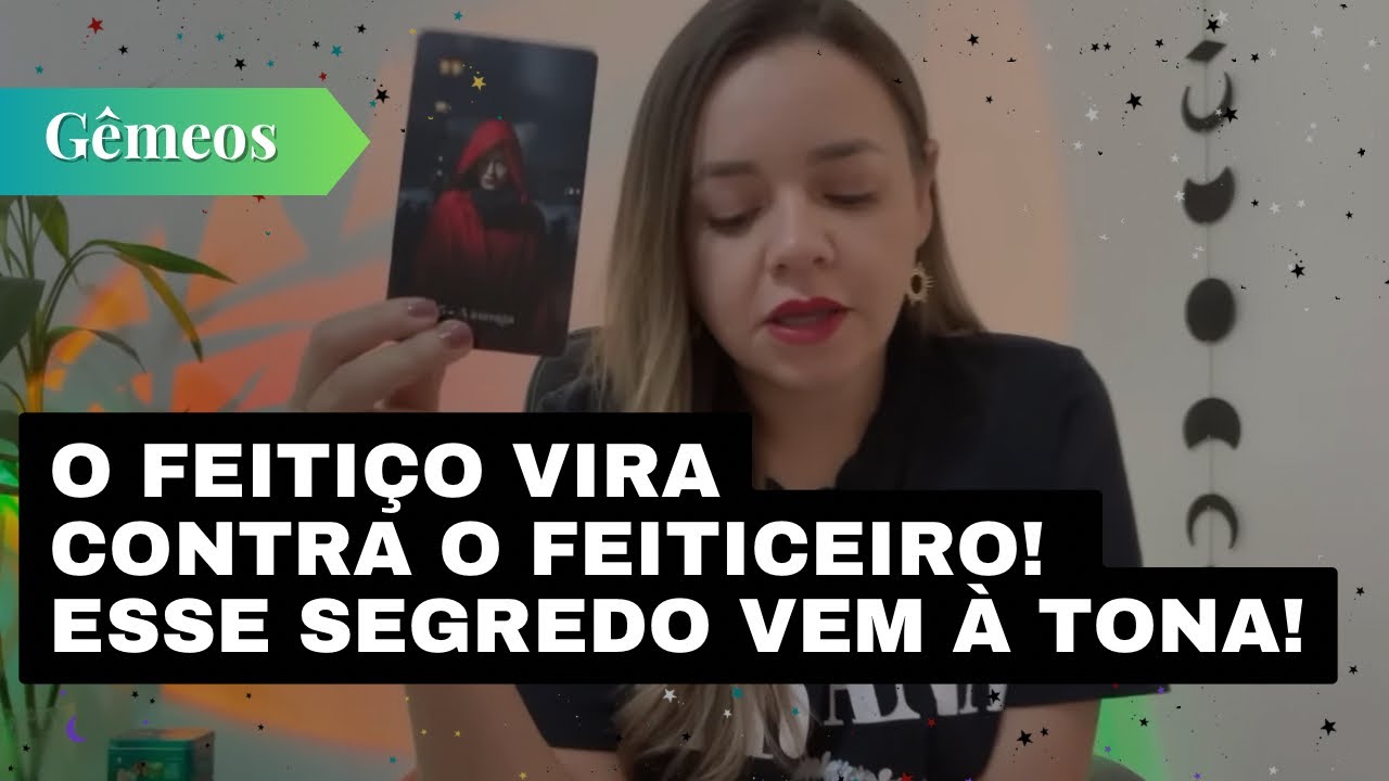 GÊMEOS✨ALGUÉM CARREGA UM SEGREDO E ENVOLVE SEU NOME🔥É A HORA DO FEITIÇO VIRAR CONTRA O FEITICEIRO!