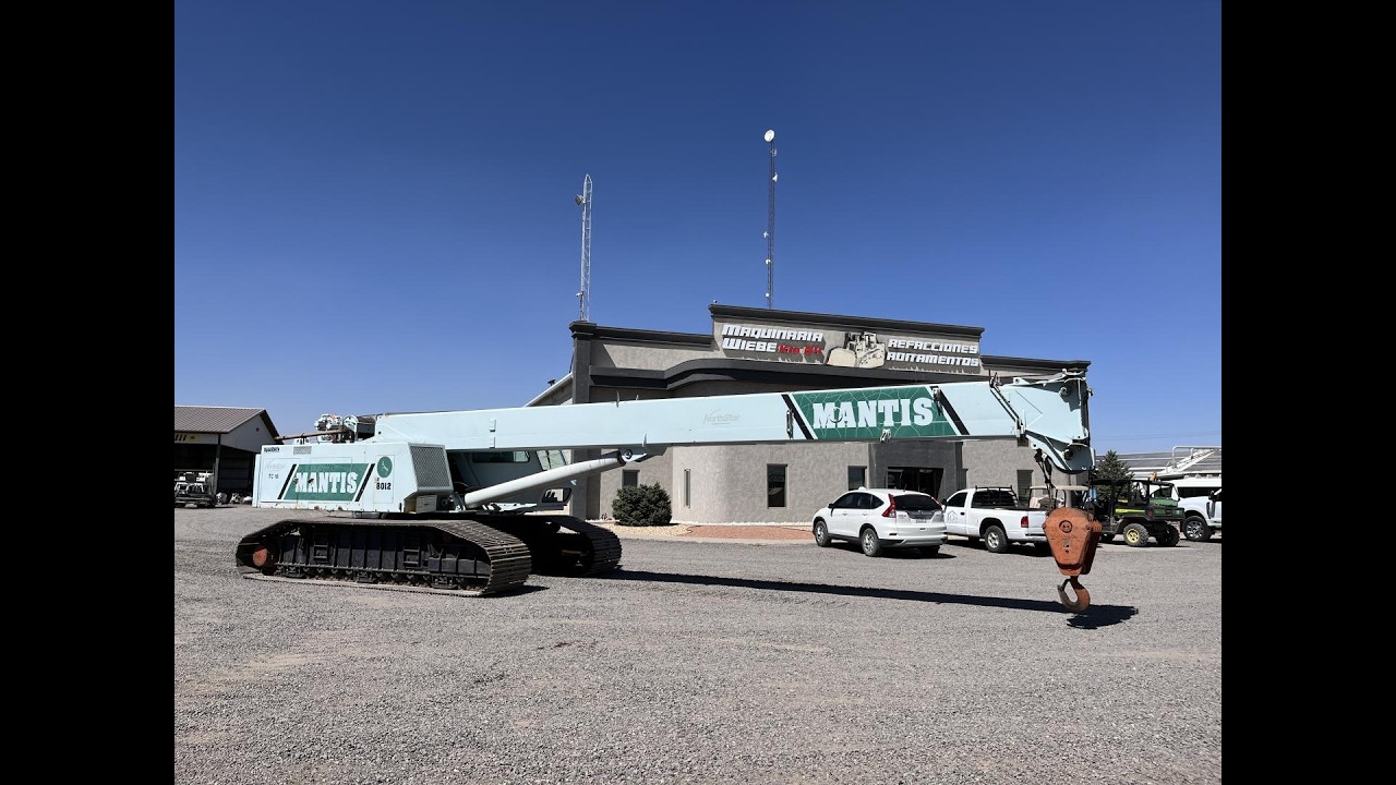 GRUA SOBRE ORUGAS MANTIS 8012